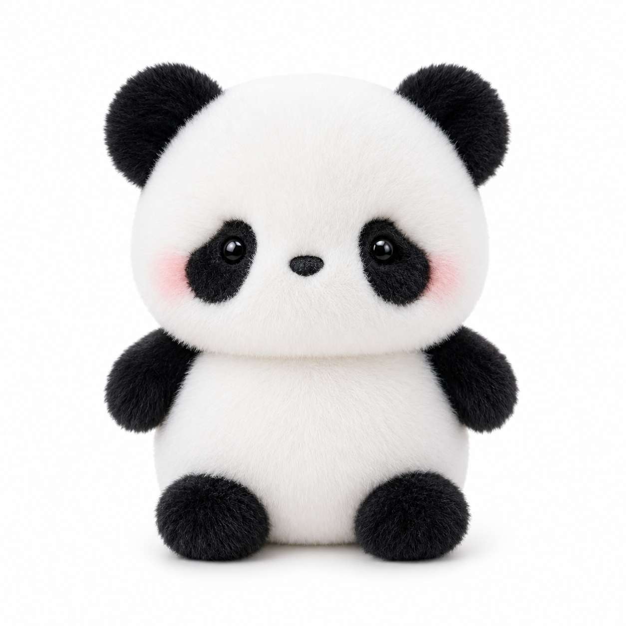 Cute Panda Plush – Soft Black and White Stuffed Animal
