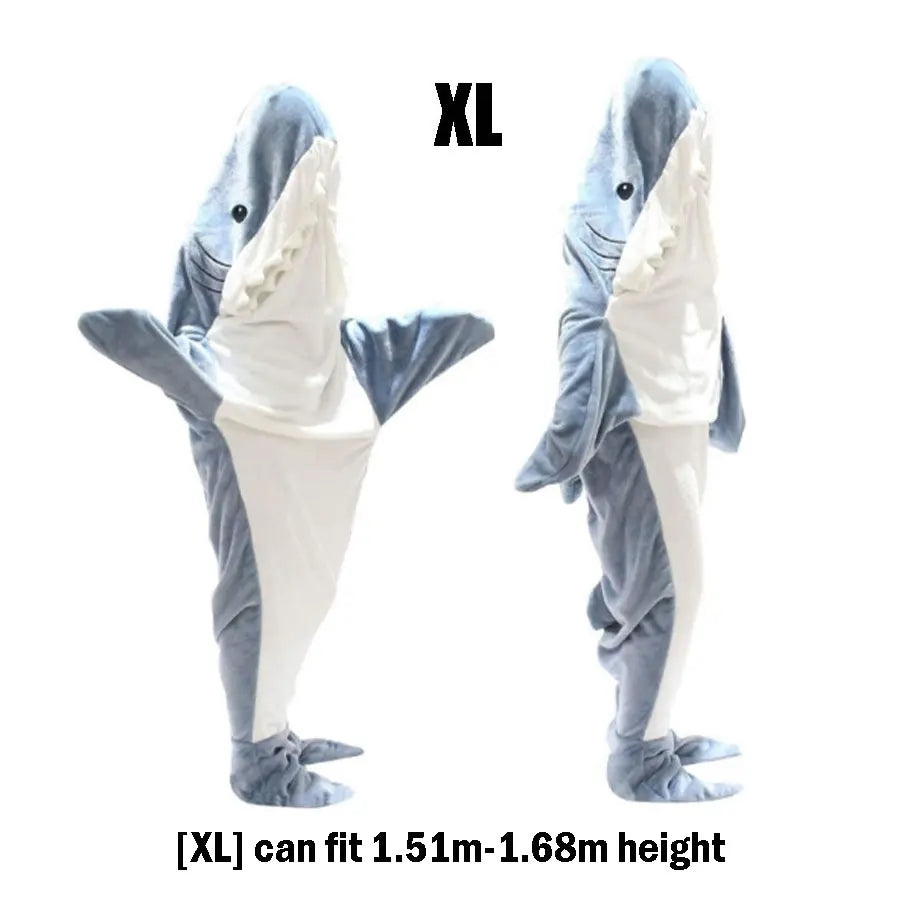 Finn the Shark Blanket Hoodie – Wearable Shark Sleeping Bag
