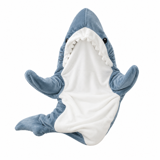 Finn the Shark Blanket Hoodie – Wearable Shark Sleeping Bag