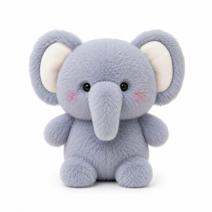 Cute Elephant Plush – Soft Stuffed Animal Toy