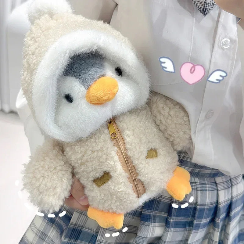 Cute Dressed Penguin Plush – Fluffy Stuffed Animal