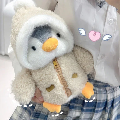 Cute Dressed Penguin Plush – Fluffy Stuffed Animal