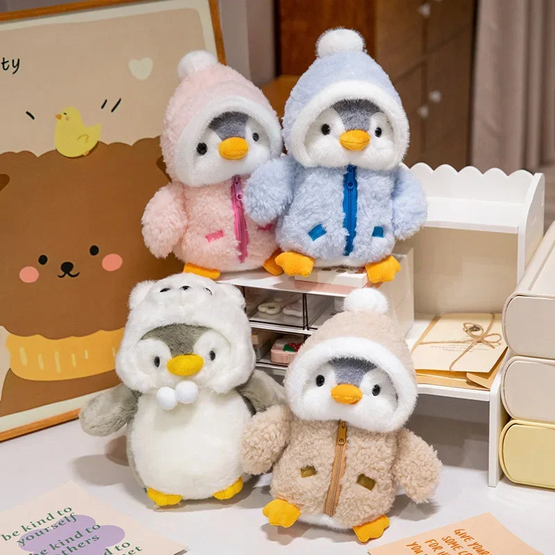 Cute Dressed Penguin Plush – Fluffy Stuffed Animal