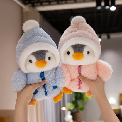 Cute Dressed Penguin Plush – Fluffy Stuffed Animal