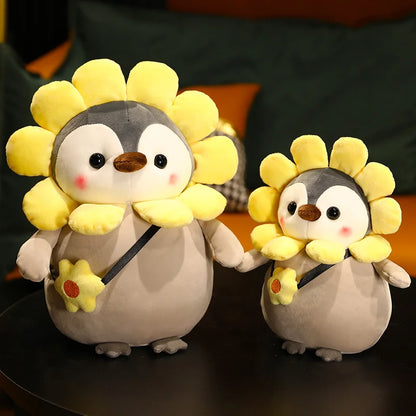 25cm Penguin Costume Plush – Dinosaur & Flower Styles