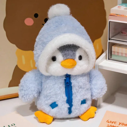 Cute Dressed Penguin Plush – Fluffy Stuffed Animal