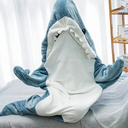 Finn the Shark Blanket Hoodie – Wearable Shark Sleeping Bag
