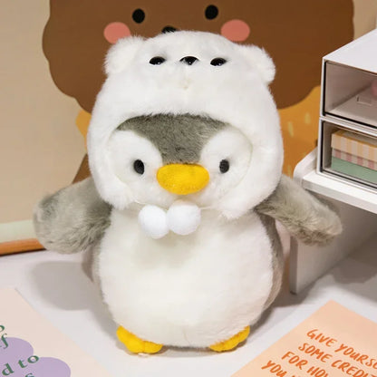 Cute Dressed Penguin Plush – Fluffy Stuffed Animal