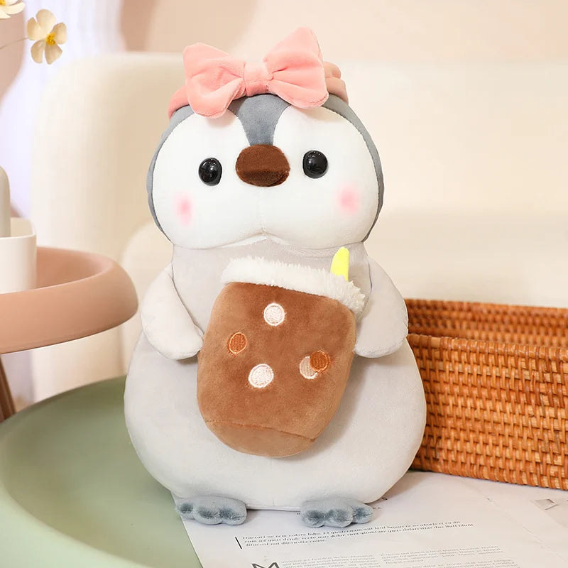 25cm Penguin Costume Plush – Dinosaur & Flower Styles