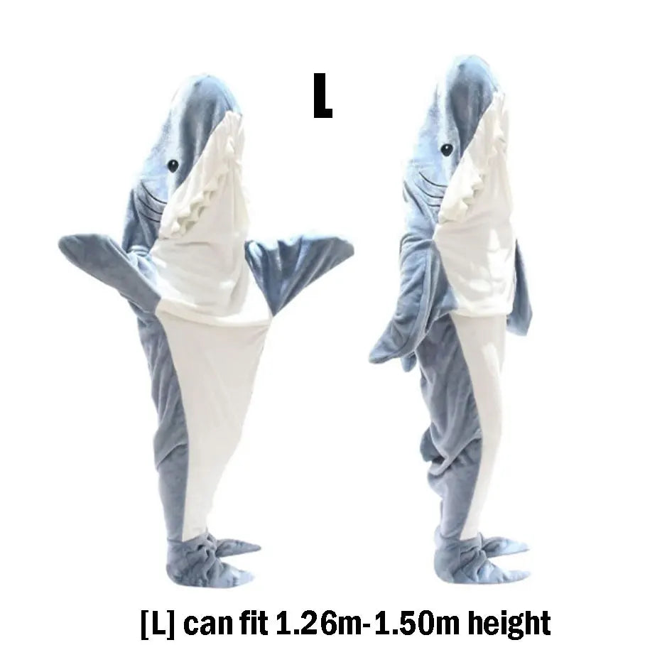 Finn the Shark Blanket Hoodie – Wearable Shark Sleeping Bag