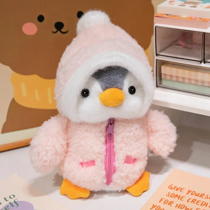 Cute Dressed Penguin Plush – Fluffy Stuffed Animal