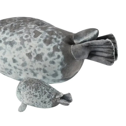 40cm Mother Seal Plush Set with 4 Baby Seals