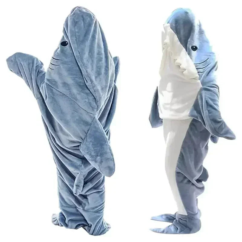 Finn the Shark Blanket Hoodie – Wearable Shark Sleeping Bag