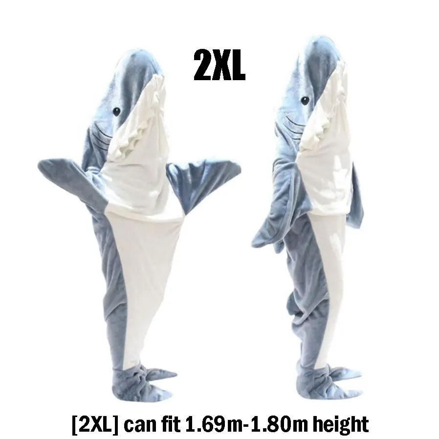 Finn the Shark Blanket Hoodie – Wearable Shark Sleeping Bag